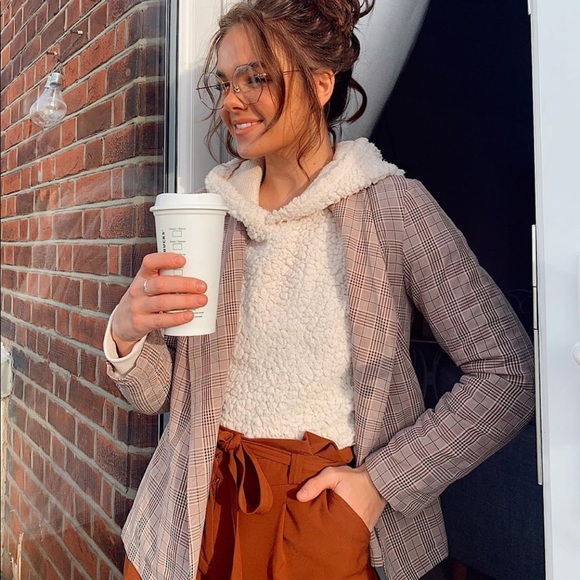 Rose gold geometric clear glasses - Picture 9 of 11